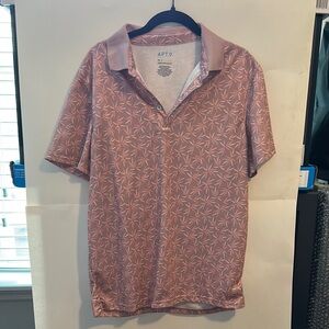 Apt. 9 Men's Pink Patterned Shirt